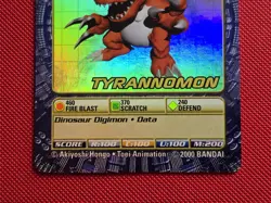 Tyrannomon BO-137 HOLO FOIL Digimon Digi-Battle Card - Image 4