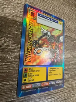 Vintage Digimon CCG Battle Series 1 Holo Card Kimeramon ST-21S - Image 2