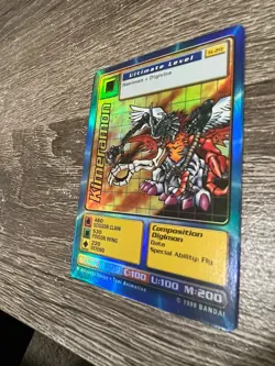Vintage Digimon CCG Battle Series 1 Holo Card Kimeramon ST-21S - Image 3