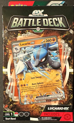 Pokemon TCG: Lucario EX Battle Deck 60 Card Starter Deck - New Sealed - Image 1