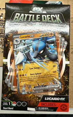 Pokemon TCG: Lucario EX Battle Deck 60 Card Starter Deck - New Sealed - Image 2