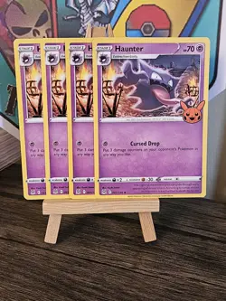 4 X 065/196 Haunter Uncommon Card Trick or Trade 2023 Pokemon Trading Card Game - Image 3