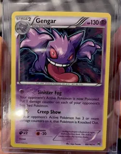 Gengar XY Breakthrough Holo Rare Card 60/162 2015 MP - Image 2