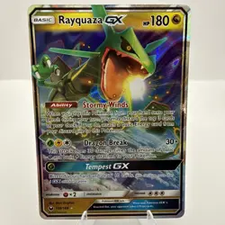 2018 Pokemon Rayquaza GX 109/168 Holo UR Card Celestial Storm Near Mint - Image 1