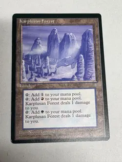 MTG Ice Age #337 Karplusan Forest LP Free Shipping! - Image 2