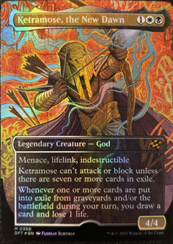 Ketramose, the New Dawn Foil Artist Proof Signed Aetherdrift DFT MTG - Image 1
