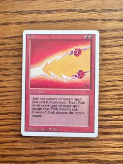 2x Fork 3rd Edition Revised MTG Magic the Gathering - LP - Image 1
