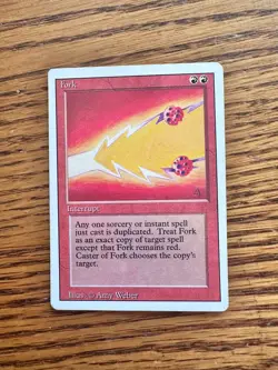 2x Fork 3rd Edition Revised MTG Magic the Gathering - LP - Image 3
