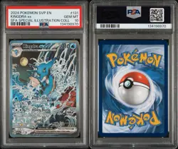 2024 POKEMON SVP EN-SV BLACK STAR PROMO #131 KINGDRA EX PSA 10 - Image 3