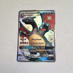 Pokemon Charizard GX SV49/SV94 Hidden Fates Shiny Vault Full Art Holo Rare - Image 4