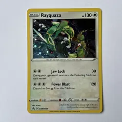 Rayquaza SWSH029 Sword & Shield Cosmos Holo Black Star Promo Pokemon TCG Card - Image 1