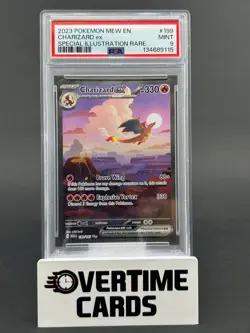 2023 Pokemon Charizard ex Special Illustration Rare 199/165 PSA 9 Mint - Image 1