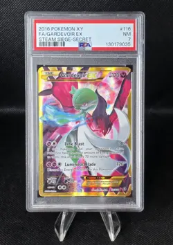 2016 Pokemon XY FA/GARDEVOIR EX STEAM SIEGE-SECRET PSA 7 - Image 1