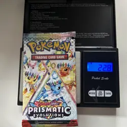 Prismatic Evolutions Booster Pack Pokemon - Heavy Pack 22.7g - Image 1