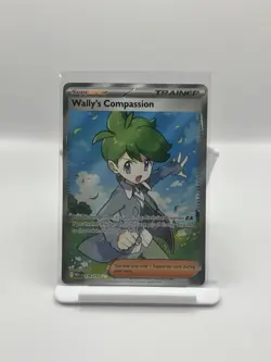 Wally's Compassion 176/132 Ultra Rare Holo ME01: Mega Evolution Pokemon TCG NM - Image 2