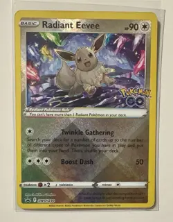 2022 Pokemon GO Radiant Eevee Black Star Promo SWSH230 Premium Collection - Image 1