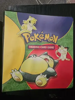 Pokemon Vintage 1999 Base Set A4 Original Folder Binder Snorlax WOTC 👀 - Image 1