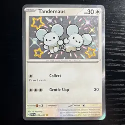 Pokemon Tandemaus Shiny Rare Holo 209/091 SV: Paldean Fates English - Image 1