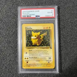 Pokemon TCG Pikachu Wizards Black Star Promos Regular Rare PSA 6 - Image 1