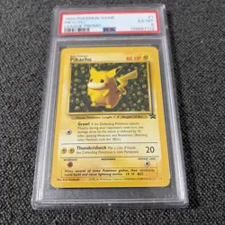 Pokemon TCG Pikachu Wizards Black Star Promos Regular Rare PSA 6 - Image 2