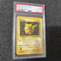 Pokemon TCG Pikachu Wizards Black Star Promos Regular Rare PSA 6 - Image 4
