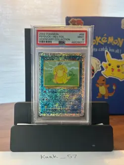Pokemon Psyduck Legendary Collection Reverse Holo PSA 9 WOTC - Image 1