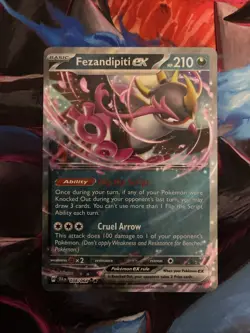 Fezandipiti EX 38/64 - Double Rare - NM - Shrouded Fable - Pokemon TCG - Image 1