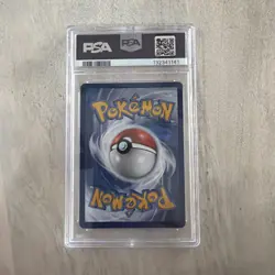 Pokemon Espeon Black Star Promo SWSH174 Fusion Strike Cosmos Holo PSA 8 NM Mint - Image 2