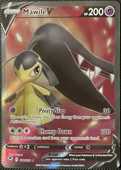 Mawile V (Full Art) 178/195 Swsh12: Sword & Shield - Silver Tempest Holo Pokemon - Image 1