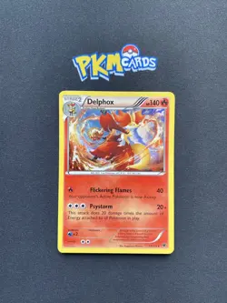 Pokemon TCG Delphox Fates Collide 13/124 Holo Rare LP. - Image 1