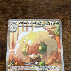 Pokemon Whimsicott ex White Flare Special Illustration Rare 165/086 - Image 2
