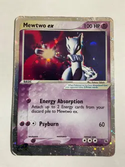 Mewtwo ex 101/109 Ruby and Sapphire Holo Rare Pokemon TCG - Image 1