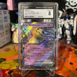 Pokemon 2023 Black Star Promos Mimikyu ex 004 Holo CGC 8 - Image 1