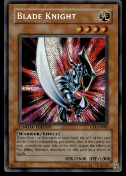 Yu-Gi-Oh TCG 2004 Collectors Tin #CT1-EN002 Blade Knight Secret Rare,Limited - Image 1