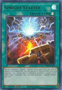Yugioh! Spright Starter - POTE-EN055 - Ultra Rare - 1st Edition Near Mint, Engli - Image 1