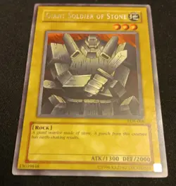 YuGiOh! TCG - Giant Soldier of Stone LOB-068 - Unlimited Rare Foil LP - Image 2