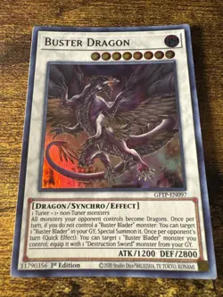 Yugioh Buster Dragon GFTP-EN097 1st Ultra Rare - Image 1