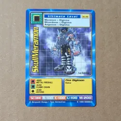 Digimon Cards - 1999 Digi-Battle 1st Edition SkullMeramon ST-48 NM - Image 1