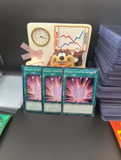 Magical Stone Excavation LEHD-ENA24 X 3 Mint YUGIOH Normal Spell Card - Image 1