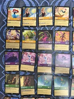 Lot of 64 | Disney Lorcana cards. The First Chapter 1 (used decent shape) - Image 2