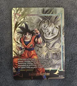 Goku Energy Marker Promo Prize Gold E01-05 Dragon Ball Fusion World Card English - Image 1