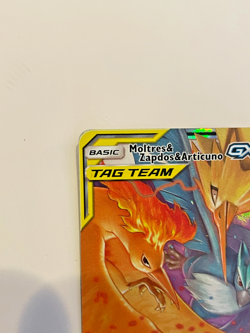 Moltres & Zapdos & Articuno GX 44/68 Hidden Fates Holo Pokemon Card - Image 2