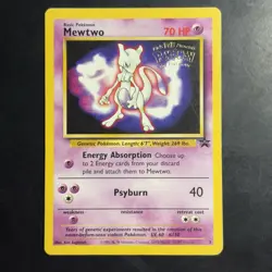 Pokemon TCG Mewtwo #3 WotC Promo Card Vintage 1999 - Image 1