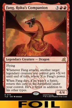 Fang, Roku's Companion ** FOIL #115 ** Avatar: Eternal - NM MTG - Image 1