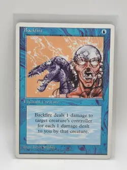 MTG Backfire Fourth Edition Regular Uncommon - Image 1