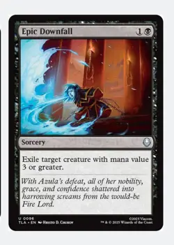 Epic Downfall | MTG The Last Airbender | Sorcery Exile Removal Azula Art | NM - Image 1