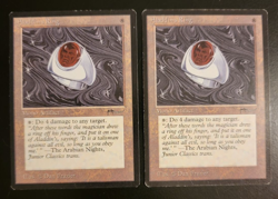 Aladdin's Ring Magic: the Gathering MTG x2 Arabian Nights Moderately Played MP - Image 2
