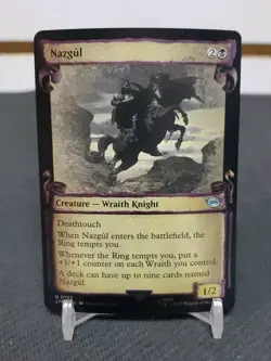 Magic the Gathering TCG: Nazgul (Showcase Scroll, 0723) Lord of the Rings - Foil - Image 1