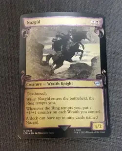 Magic the Gathering TCG: Nazgul (Showcase Scroll, 0723) Lord of the Rings - Foil - Image 3