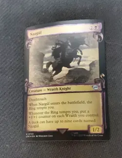 Magic the Gathering TCG: Nazgul (Showcase Scroll, 0723) Lord of the Rings - Foil - Image 5